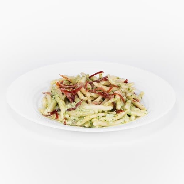 strozzapreti speck e rucola
